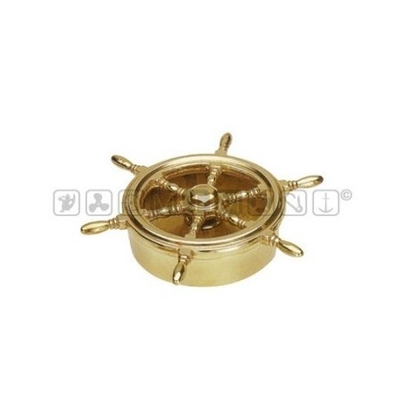 Posacenere in Ottone lucido a forma di Timone 190mm MT5807019-10%