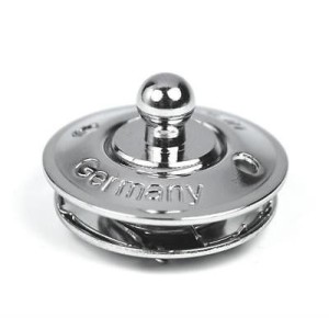 Bottone maschio a ghiera Loxx/Tenax in ottone cromato per tessuto N20543002724-5%