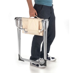 Poltroncina Pieghevole Venus con maniglia per il trasporto Ecrù N30713611495-20%