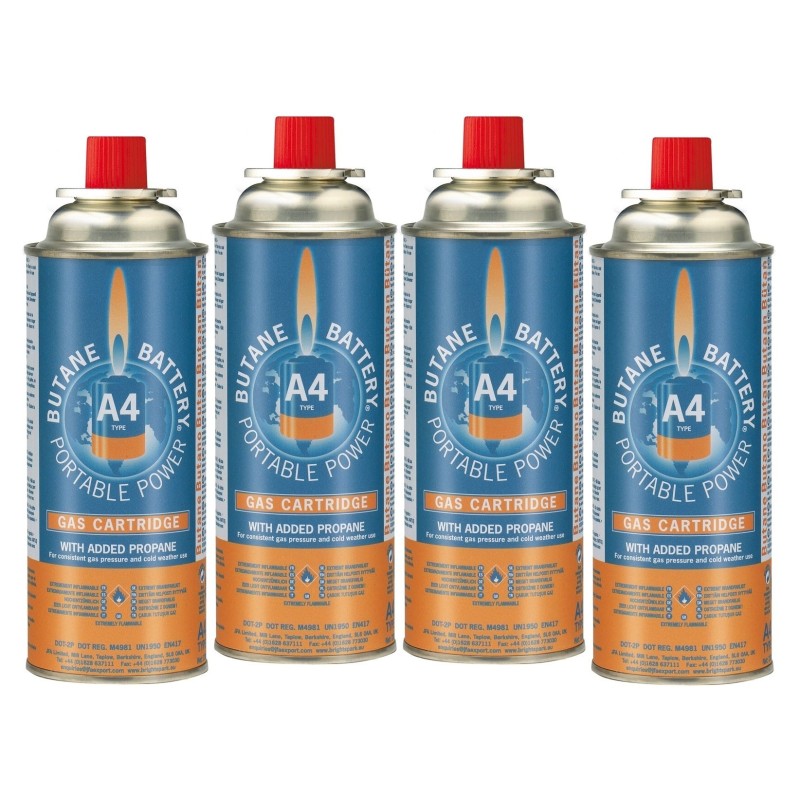 Kit 4 gas bottle cartridge 200gr each for Portable gas cooker N41217204892