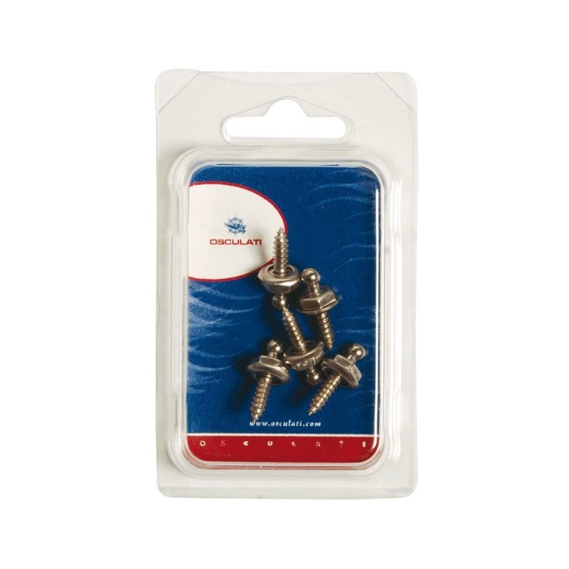 Blister 5 bottoni maschi Loxx vite autofilettante OS1044150-18%