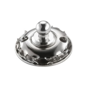 Loxx stainless steel male snap fasteners with knurled ring 100 piece pack OS1044410