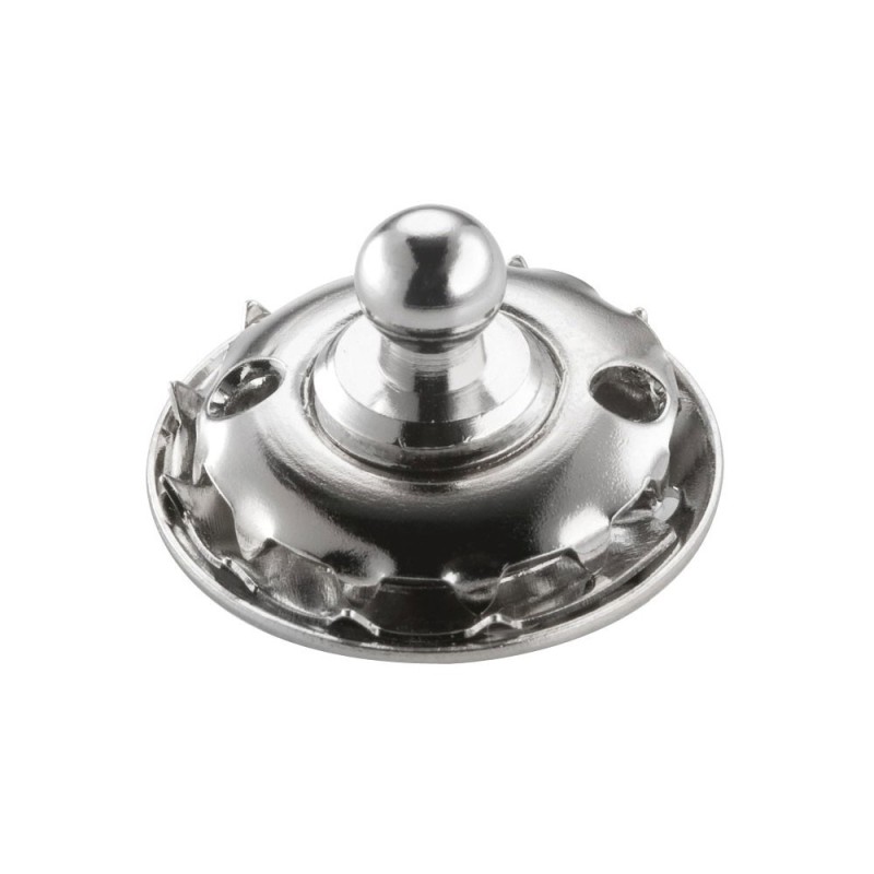 Loxx stainless steel male snap fasteners with knurled ring 100 piece pack OS1044410