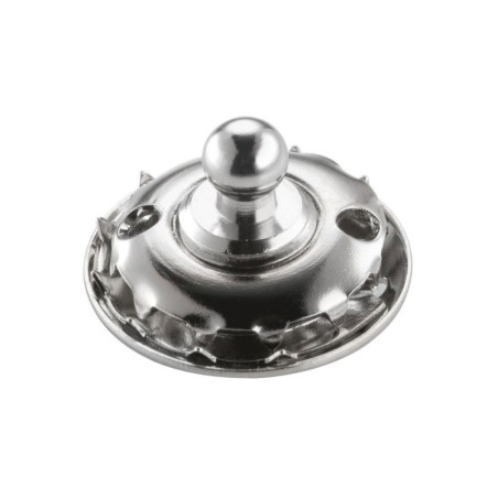 Loxx stainless steel male snap fasteners with knurled ring 100 piece pack OS1044410