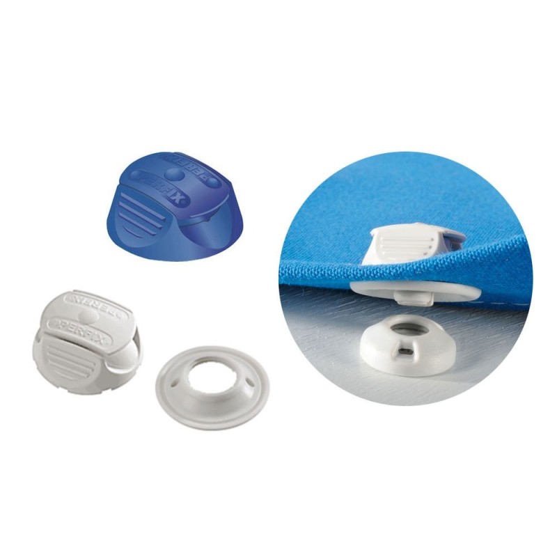 Perfix snap fastener Blue colour 100 piece pack OS1044602