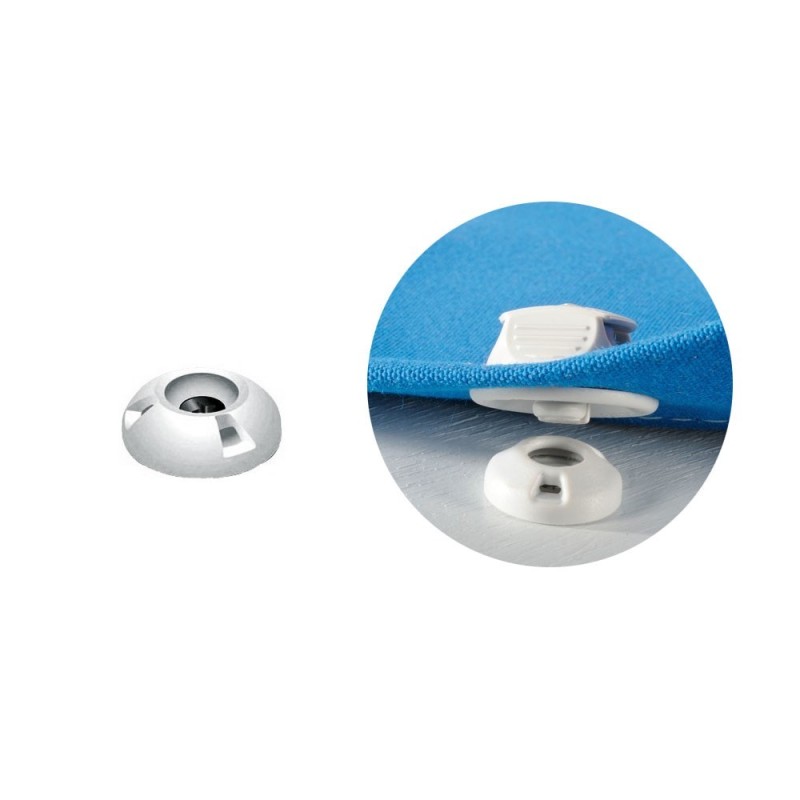 Perfix female snap fastener White colour 100 piece pack OS1044701