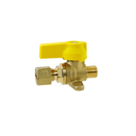 Shut-off valve with fixing plate OS5001314