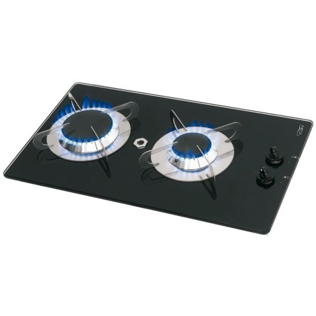 Can Gas hob with pyroceram burners 2 burners 500x300mm OS5070912