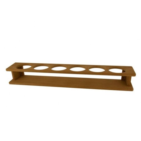 Teak holder for cups/glasses 600x90x87mm OS7160214
