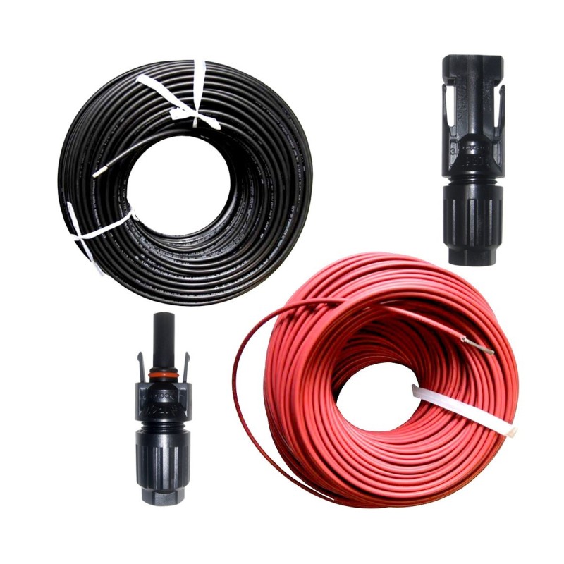 MC4 Connection Kit Cable 4mmq for 1 Solar Panel CB307KITCONN1C