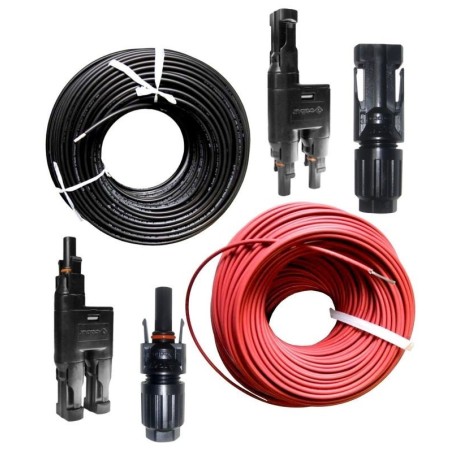 MC4 Connection Kit Cable 4mmq for 2 Solar Panels CB307KITCONN2C