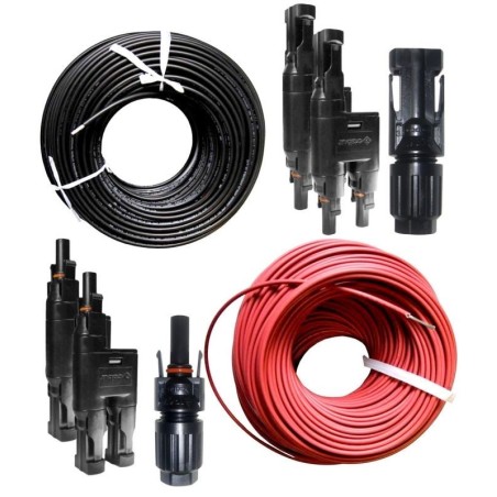 MC4 Connection Kit Cable 6mmq for 3 Solar Panels CB307KITCONN3C10MT