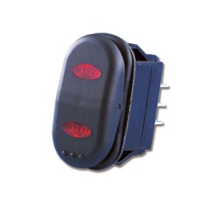 2 LED 12V 15A Button switch x Electric panels 5 Terminals On-Off-On MT2100862