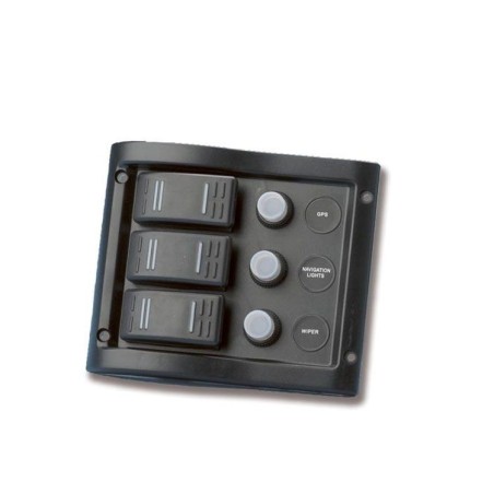 Pannello elettrico 130x110mm 3 interruttori MT2102713-20%