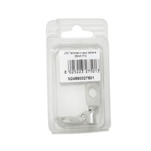 Kit 2 Terminali Cavo Batteria 25mmq Foro 10mm N24590027501-0%