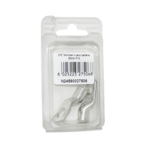 Kit 2 Terminali Cavo Batteria 35mmq Foro 10mm N24590027506-0%