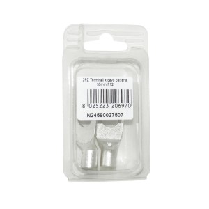Kit 2 Terminali Cavo Batteria 35mmq Foro 12mm N24590027507-0%