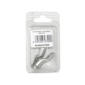 Kit 2 Terminali Cavo Batteria 50mmq Foro 8mm N24590027509-0%