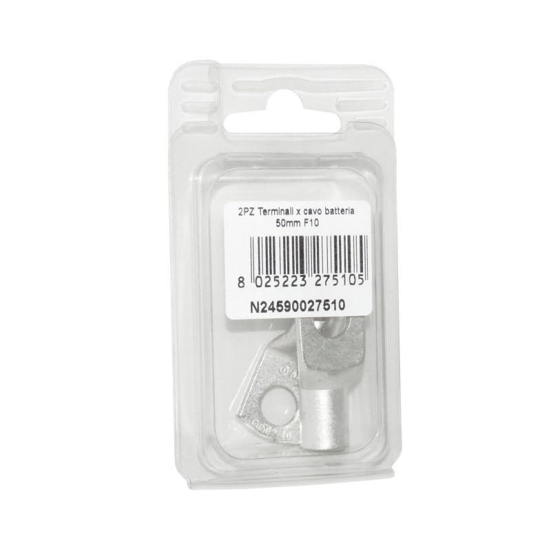 Set 2 Battery Cable Terminals 50mmq Hole 10mm N24590027510