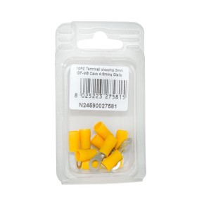 Terminale Giallo con occhio per Cavo in rame 4:6mmq GF-M5 10PZ N24590027581-0%