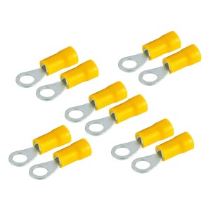 Terminale Giallo con occhio per Cavo in rame 4:6mmq GF-M5 10PZ N24590027581-0%