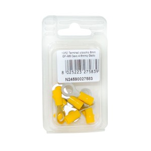 Terminale Giallo con occhio per Cavo in rame 4:6mmq GF-M8 10PZ N24590027583-0%