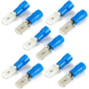 Faston Maschio Blu Linguetta 6.35x0.8mm Cavo 1.5:2.5mmq 10PZ N24599927601-0%