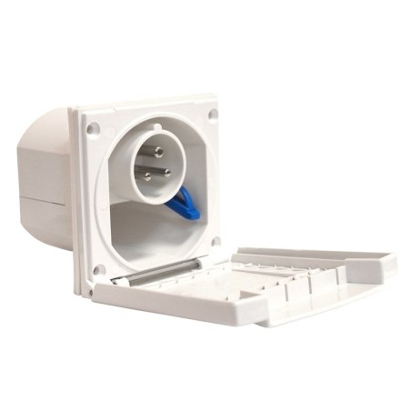 Spina CEE ad incasso con coperchio a scatto CEE 240V 16A N50523521030-10%