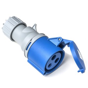 Presa tripolare CE con coperchio 32A 250V 160x65mm IP44 N50523527246-5%