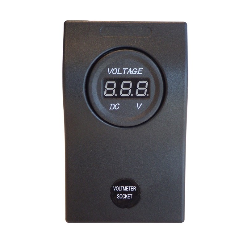 Plastic Panel with Digital Voltmeter 12/24V 60x100mm N50669722605