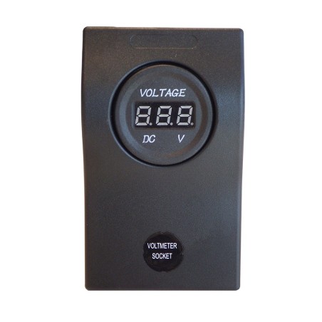Plastic Panel with Digital Voltmeter 12/24V 60x100mm N50669722605