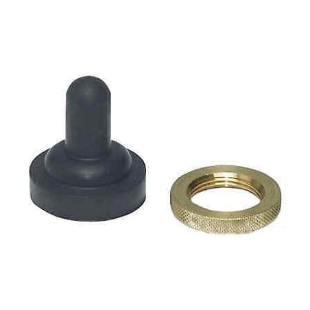 Cappuccio e ghiera di ricambio per interruttore a levetta 1 scatto 2Pz N51324727023-0%