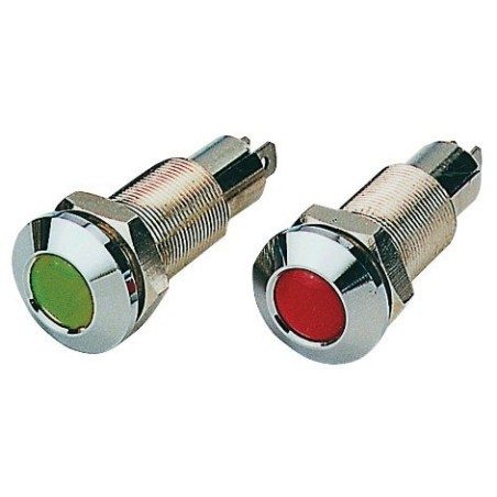 12/24V Green LED Dashboard Light 18mm for instrument panel N51324727131