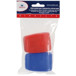 Coppia morsetti Blu e Rosso a scatto per batteria Universali N51442628160-18%