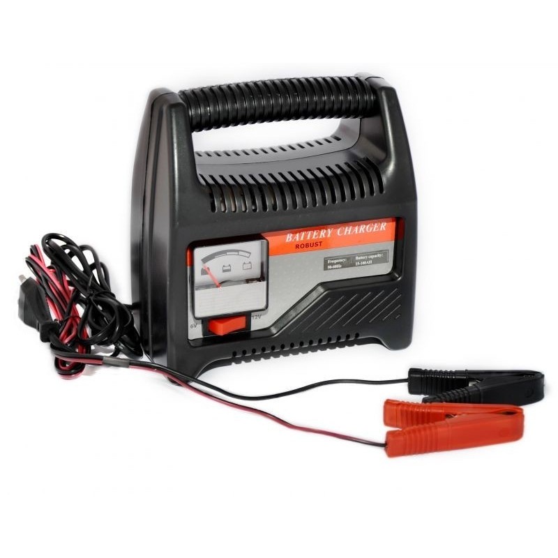 Caricabatterie Portatile 6-12V 8A con Amperometro per Batterie ad Acido N52421020968-66.72%