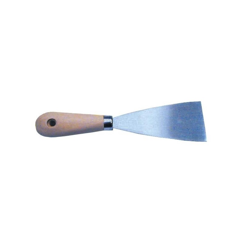 Spatola in acciaio con manico in legno 6cm N714488COL966-0%