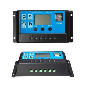 Regolatore Solare di Carica PWM 12-24V 10A con uscite USB N52830550702-0%