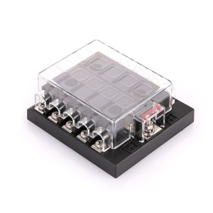 Scatola portafusibili lamellari 10 fusibili 92x99mm OS1410072-0%