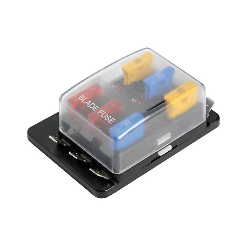 Fuse holder box with warning lights 6 housings OS1410271