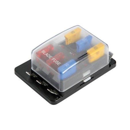 Fuse holder box with warning lights 6 housings OS1410271