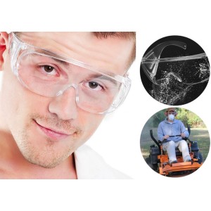 TBD0480953 Clear vented safety goggles eye protection 160x130mm N71547617600