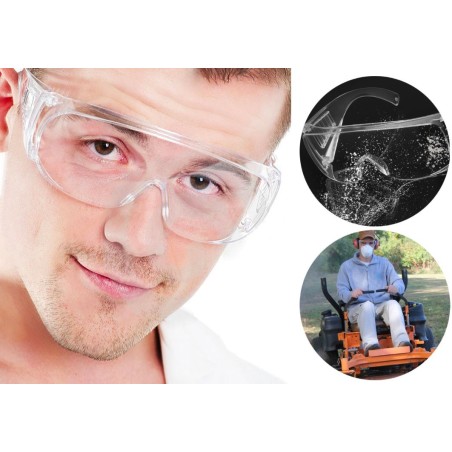 TBD0480953 Clear vented safety goggles eye protection 160x130mm N71547617600