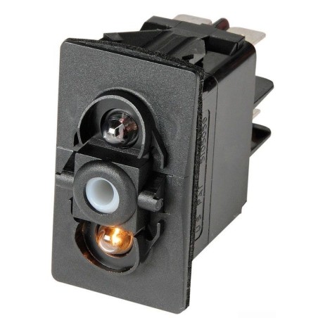 Contura II ON-OFF switch Red bulbs 12V 4 terminals OS1419201