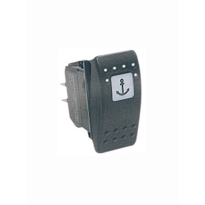 Contura II ON-OFF switch Red bulbs 12V 4 terminals OS1419201