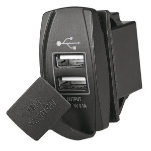 12/24V Power outlet with Dual USB OS1419560