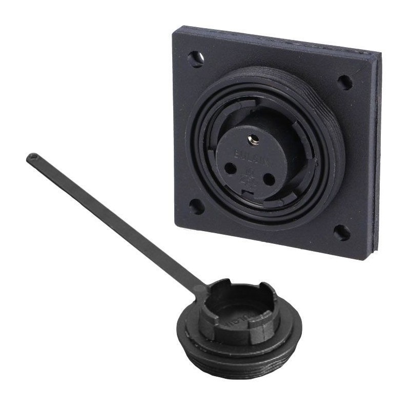 Bulgin 3-pole built-in socket Female contacts OS1437003