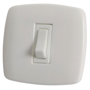 Interruttore Contemporary Singolo 68x71mm Bianco OS1448401-0%