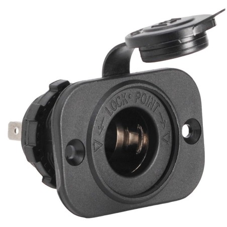 Socket with external mounting panel OS1451701