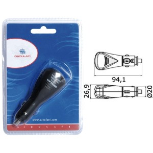 Plug with USB connection 1A 12/24V OS1451710