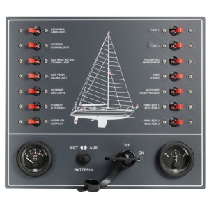 Control panel thermo-magnetic switches sailboat OS1480901